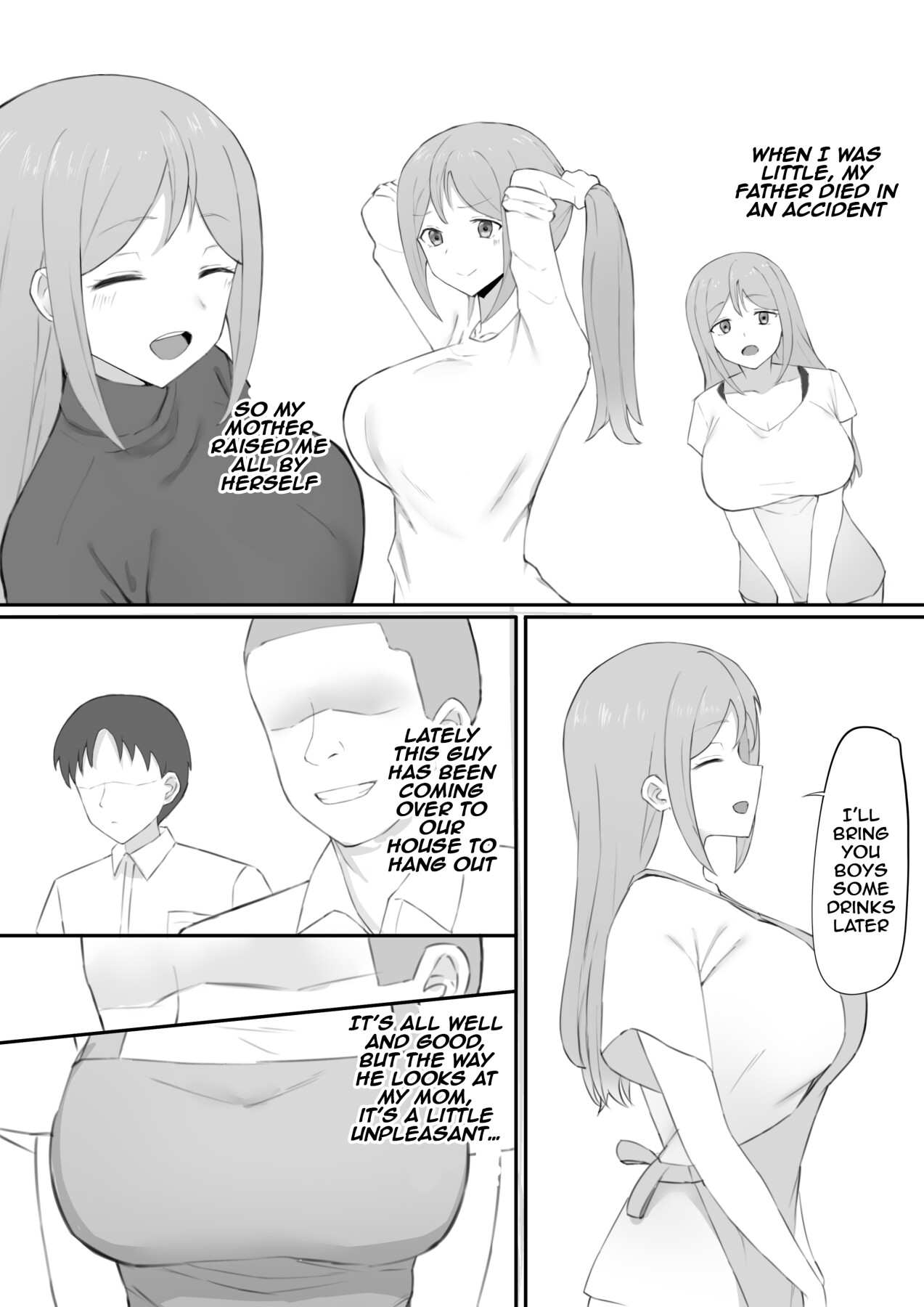 Hentai Manga Comic-Blackmailed Mother-Read-3